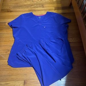 Scrubstar set purple 3x/2x